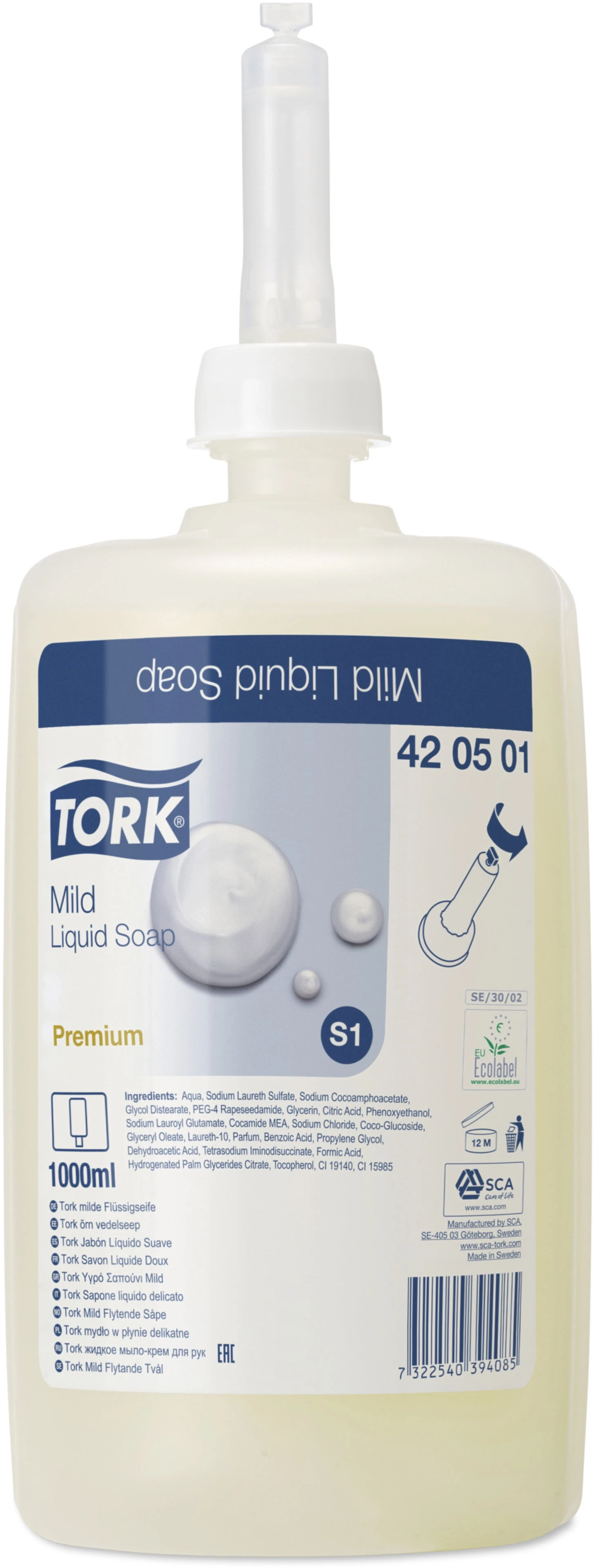 Рідке мило-крем для рук Tork Premium мяке 1 л