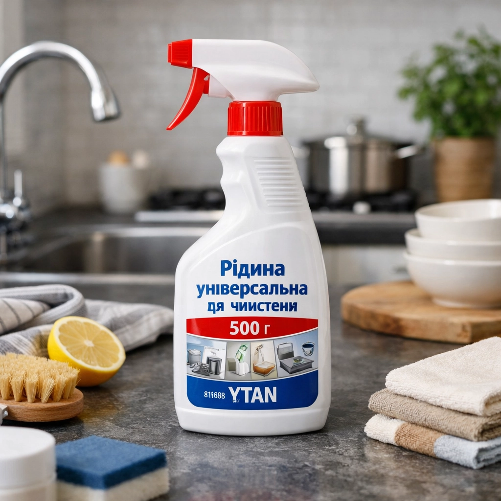 Рідина універсальна для чищення 500г спрей 81688 YTAN