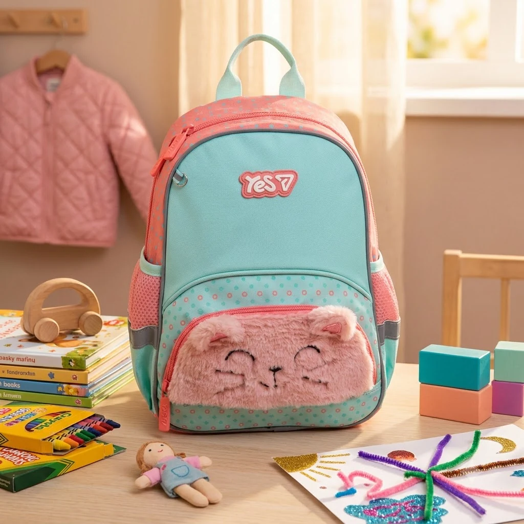 Рюкзак дитячий "Smiling Kitty" YES K-34XS