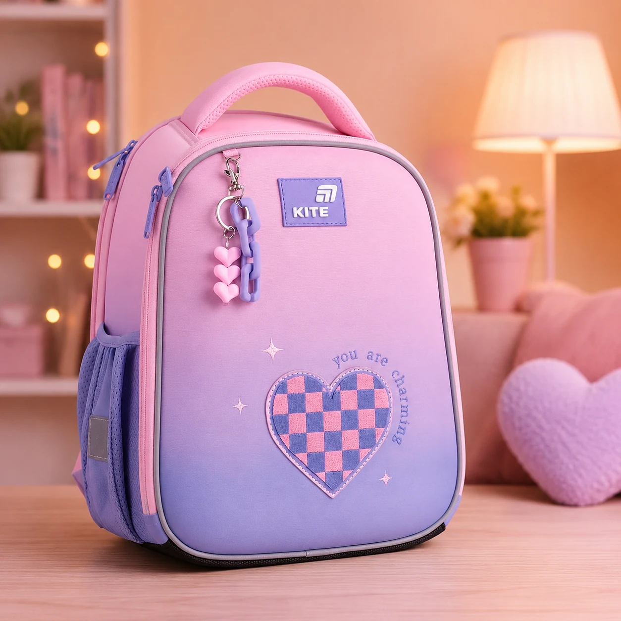 Рюкзак Kite Education каркасний 555 Charming K26-555S-4 K26-555S-4 — 