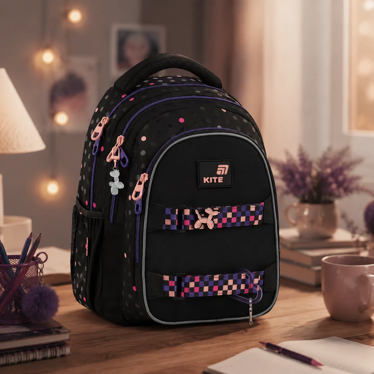 Рюкзак Kite Education teens 8001M Romantic Street Art K26-8001M-1 K26-8001M-1 — 
