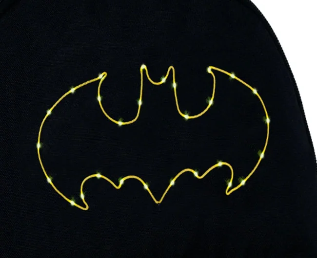 Рюкзак шкільний "Batman" Kite DC24-2575M (LED) чорний — фото 5