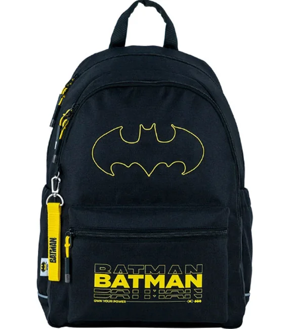 Рюкзак шкільний "Batman" Kite DC24-2575M (LED) чорний