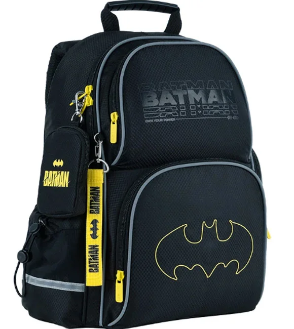 Рюкзак шкільний "Batman" Kite DC24-702M (LED) чорний