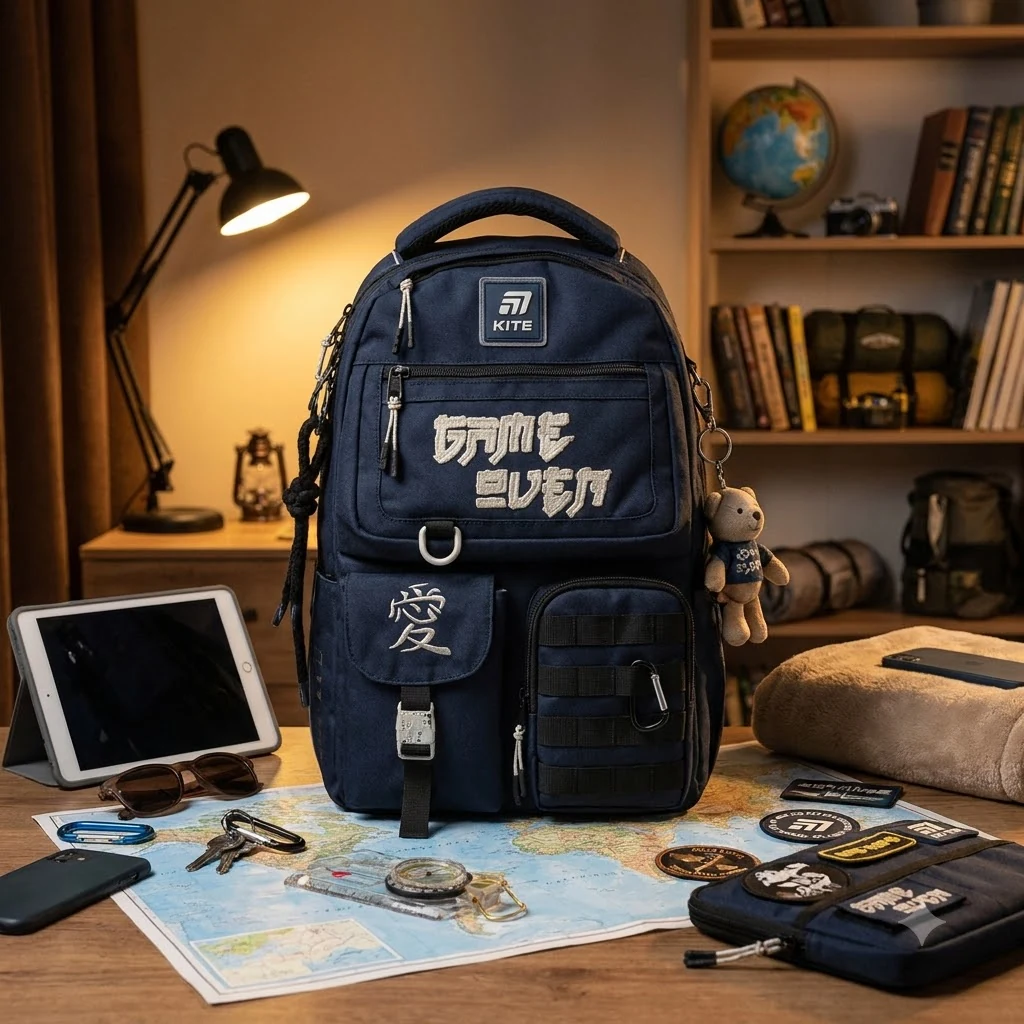 Рюкзак шкільний "Education"Anime" Kite K25-2587M-2 чорний