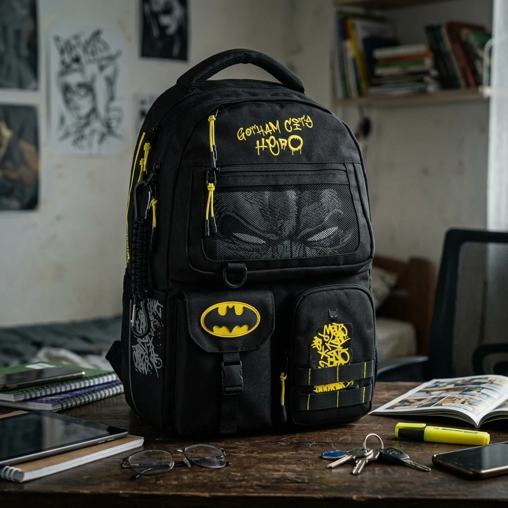 Рюкзак шкільний "Education"Batman" Kite DC25-2587M чорний