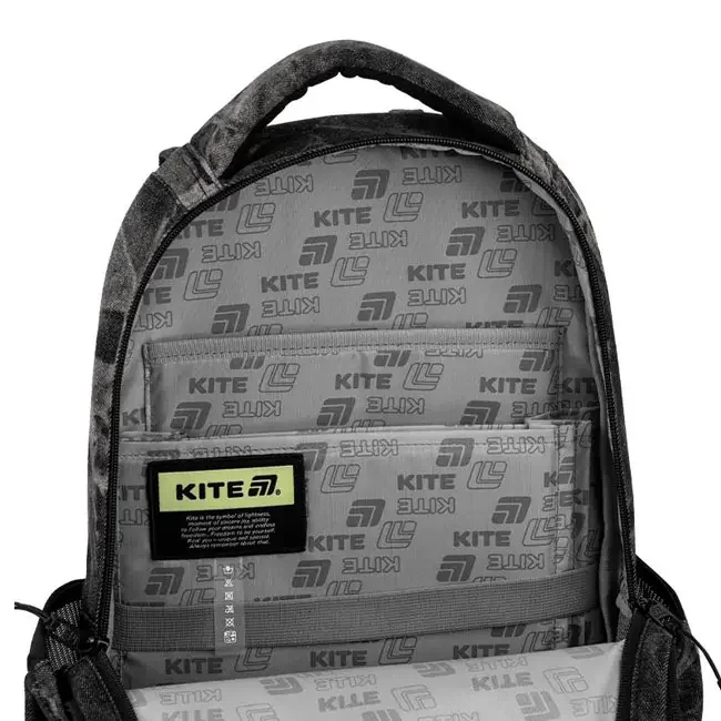 Рюкзак шкільний "Education"Denim Core" Kite K26-2578M-2 чорний — фото 4