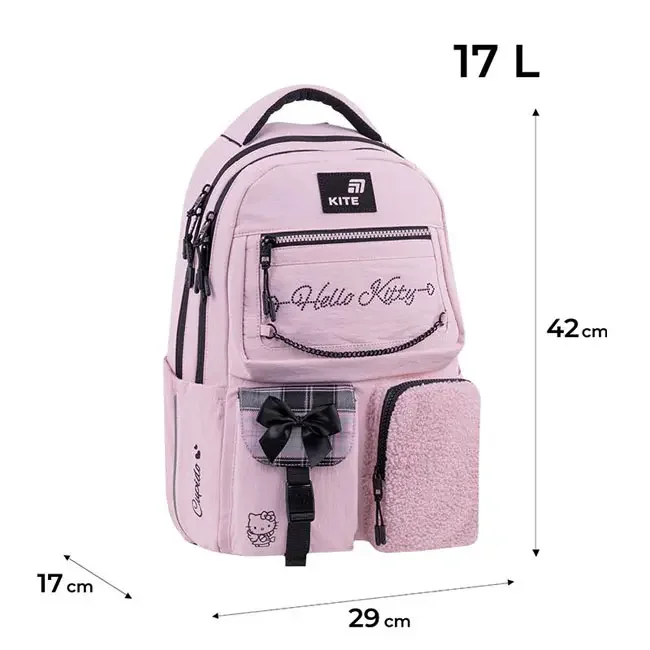 Рюкзак шкільний "Education"Hello Kitty" Kite HK26-2587M-2 рожевий — фото 3