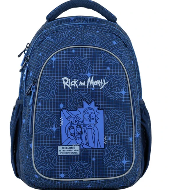 Рюкзак шкільний "Education"Rick and Morty" Kite RM24-8001L синій