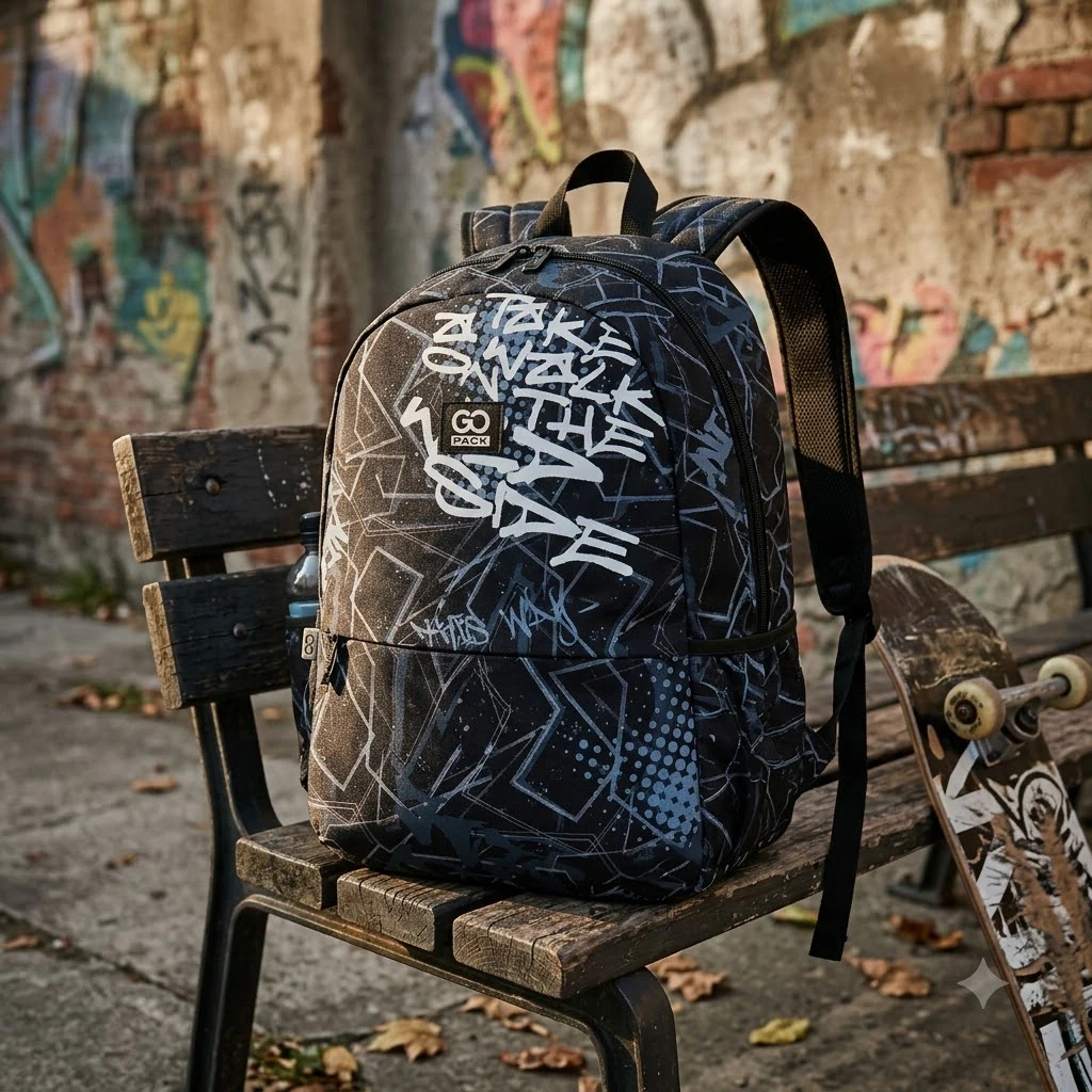 Рюкзак шкільний GoPack GO25-188M-1 чорний