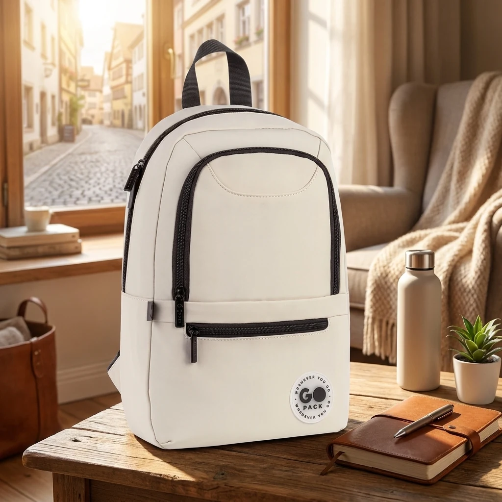 Рюкзак шкільний GoPack GO26-119S-3 бежевий