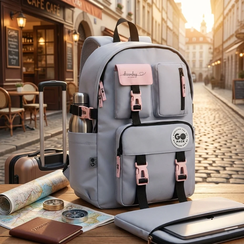 Рюкзак шкільний GoPack GO26-2500L-1 сірий
