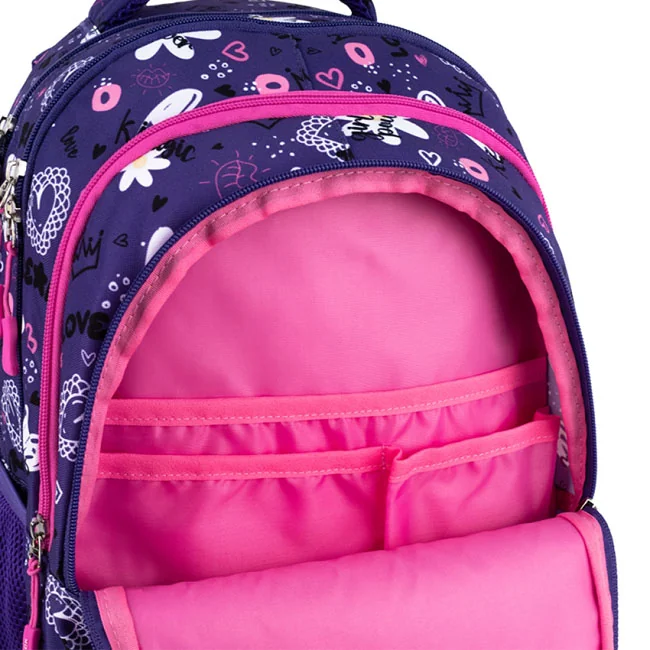 Рюкзак шкільний GoPack "GRL" GO25-162M-3 фіолетовий — фото 2
