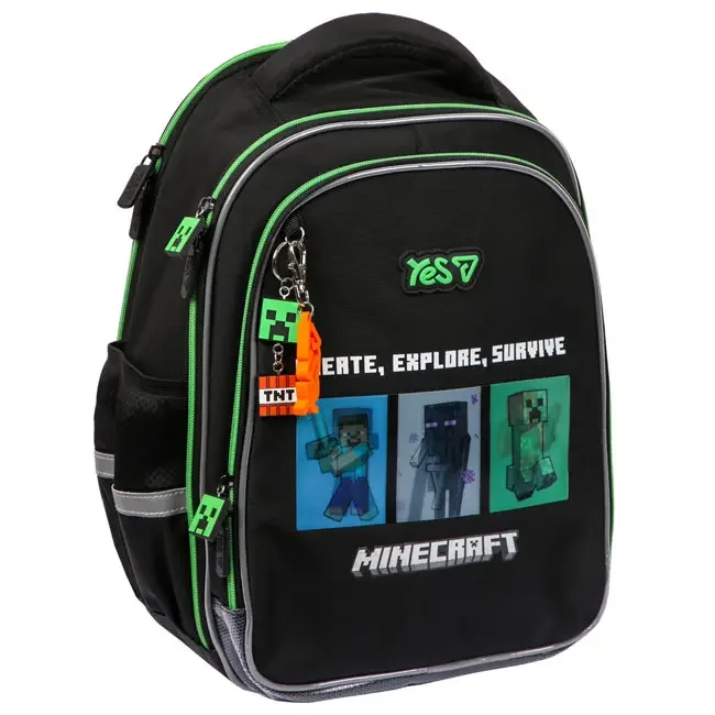 Рюкзак шкільний "Minecraft" S-111M 550244 чорний