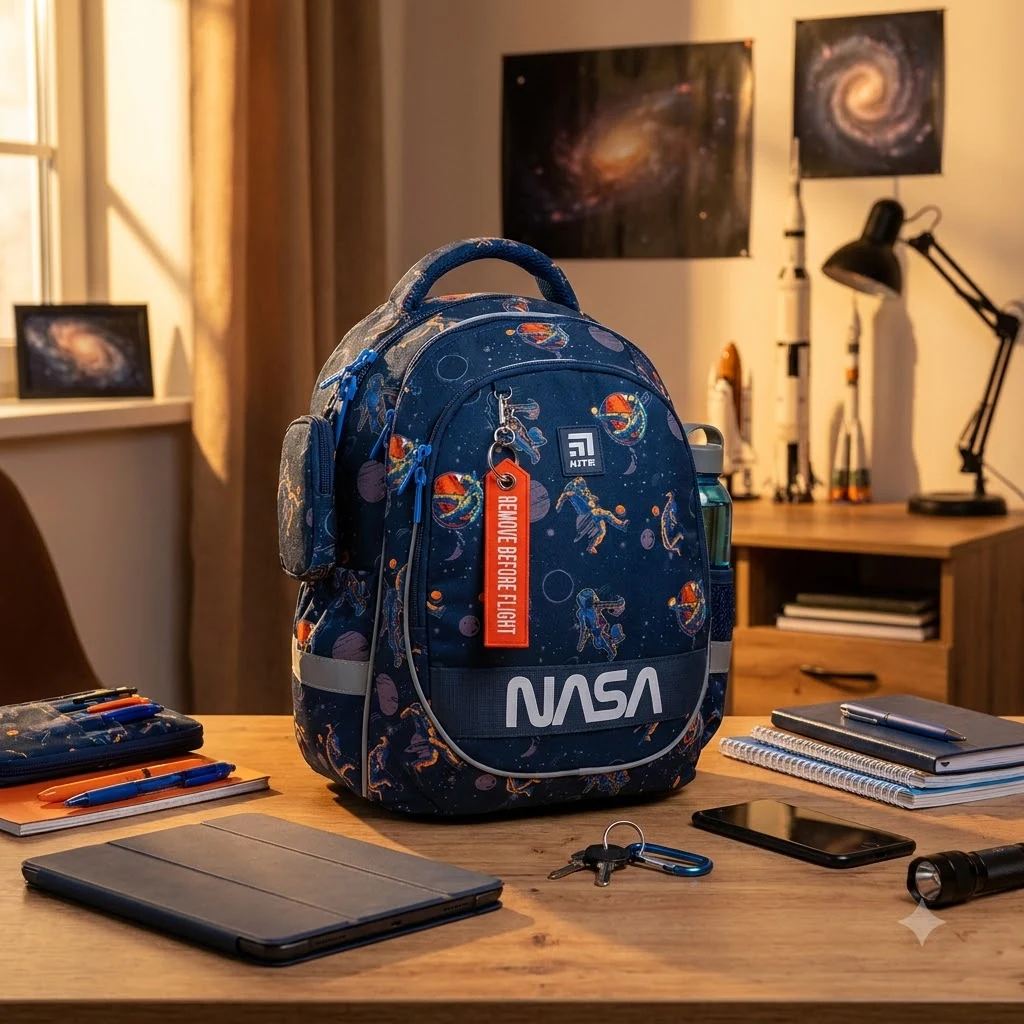 Рюкзак шкільний "NASA" Kite NS24-700M синій