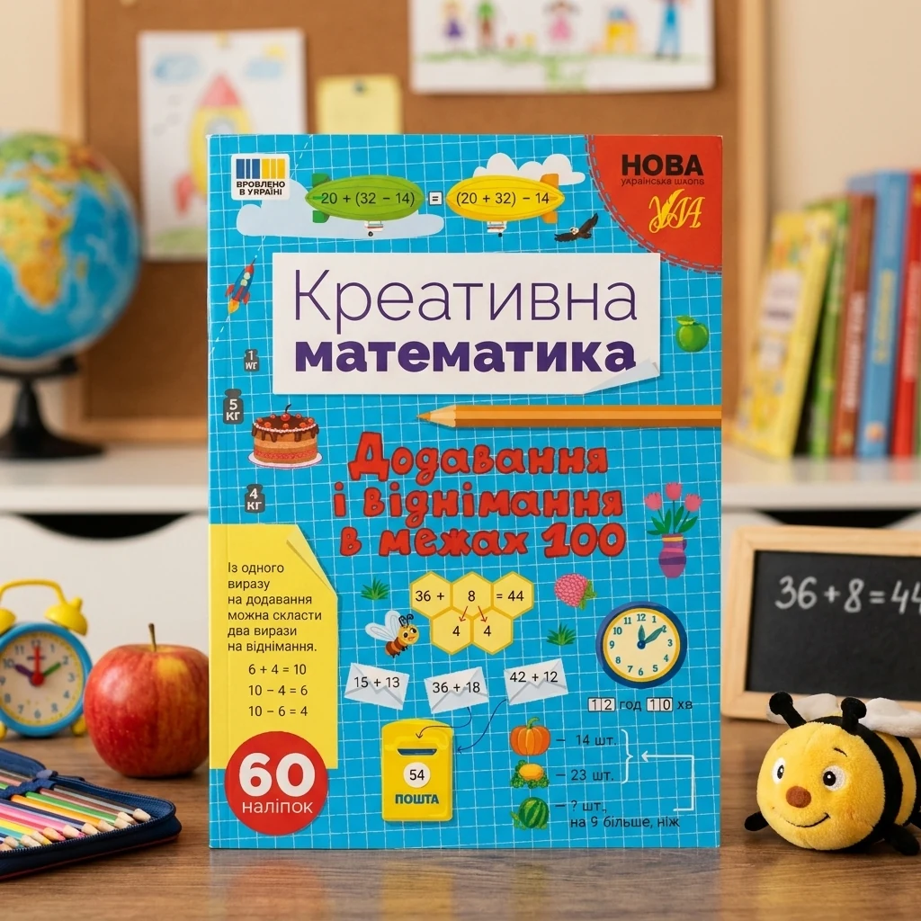 Робочий зошит Креативна математика Додавання і віднімання в межах 100
