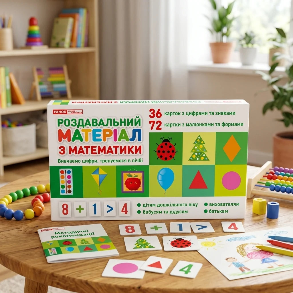 Роздавальний матеріал з математики. Ранок