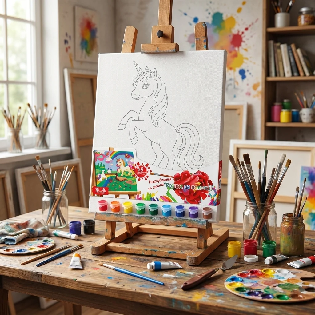 Розфарбування на полотні "Розпис на полотн і"Canvas Painting"