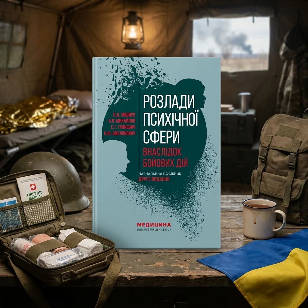 Розлади психічної сфери внаслідок бойових дій.Навчальний посібник.Мішиєв В. Медицина