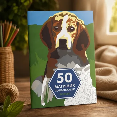 Розмальовка 50 магічних фарбованок Зоосвіт