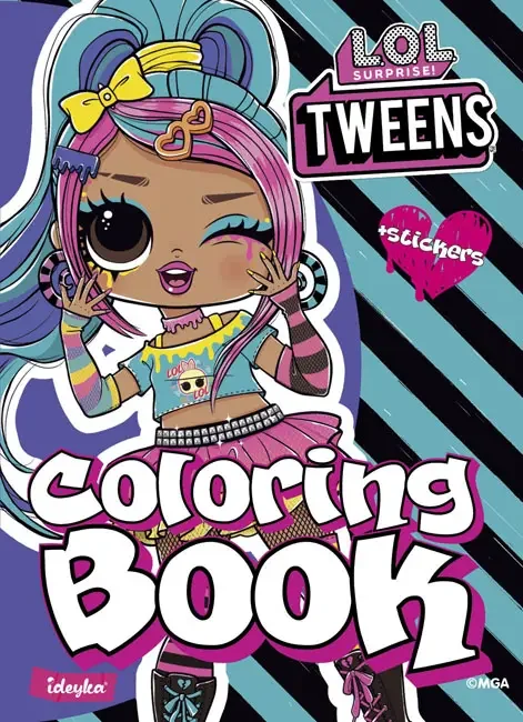 Розмальовка А4 16 сторінок "Tweens Emma Emo"