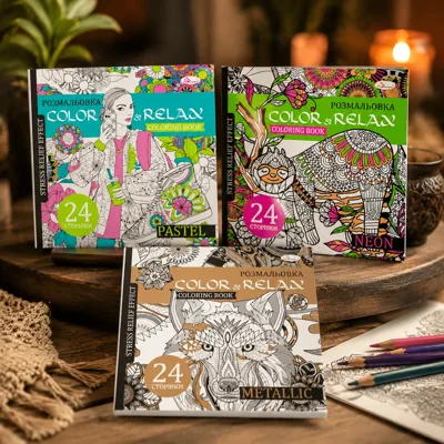 Розмальовка Апельсин Color & Relax РМ-67