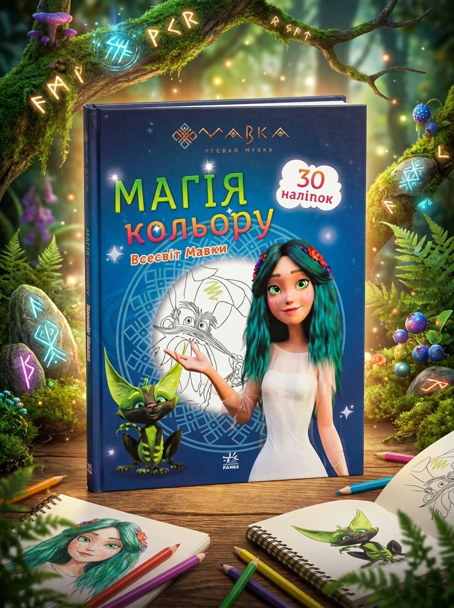 Розмальовка Мавка Магія кольору Всесвіт Мавки ЛП1807001У