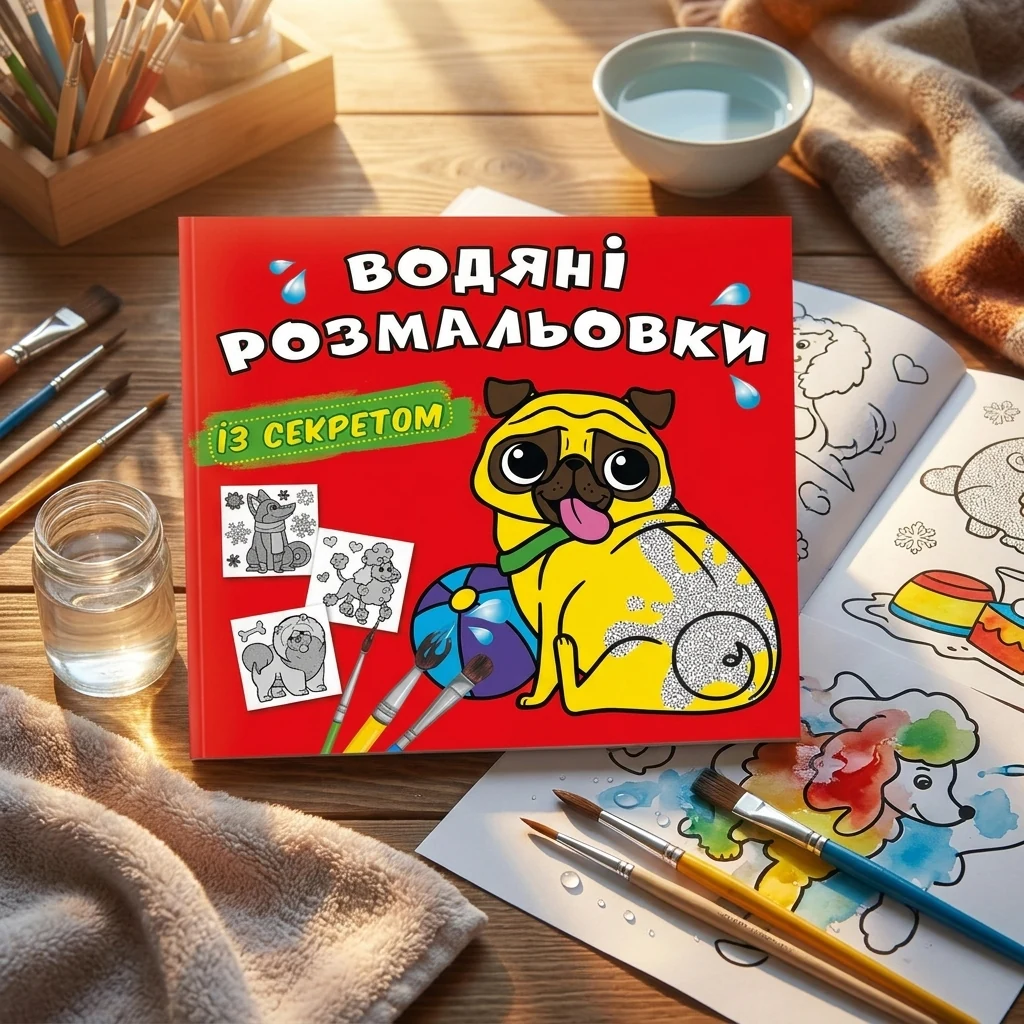 Розмальовка водна 24*23 см "Песик"