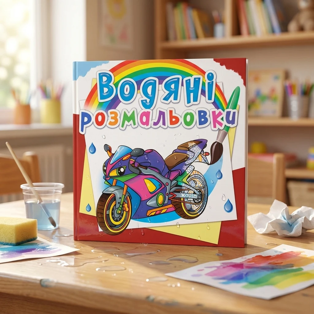 Розмальовка водна 24*23 см "Великі перегони"