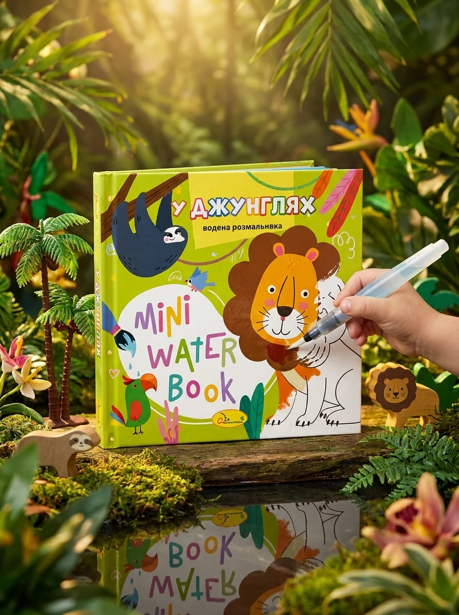 Розмальовка водна MINI Water Book РМ-95 асорті
