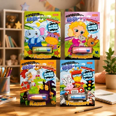Розмальовка водяна Magic water МІКС 2022 НТ-09