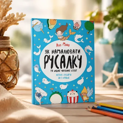 Розмальовка Як намалювати русалку ЖОРЖ