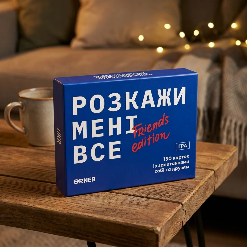 Розмовна гра Orner Розкажи мені все! Friends edition orner-1607 — Настільні ігри