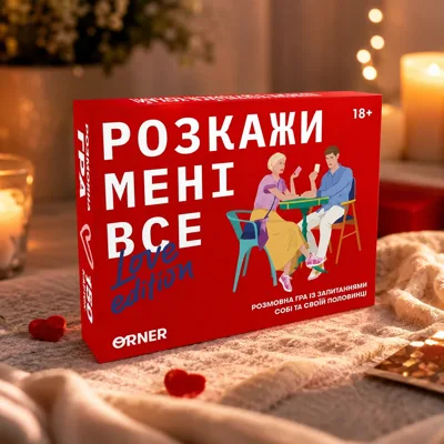 Розмовна гра Orner Розкажи мені все! Love edition orner-1636