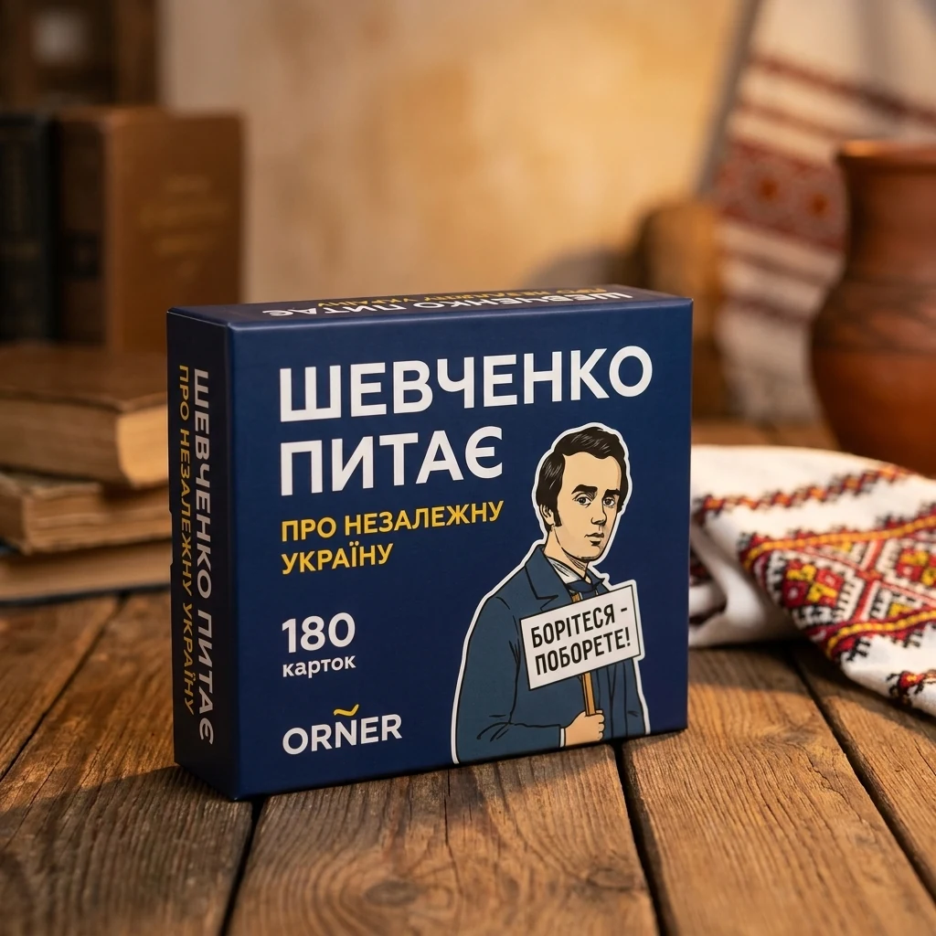 Розмовна гра Orner Шевченко питає про Незалежну Україну orner-2112 — Настільні ігри