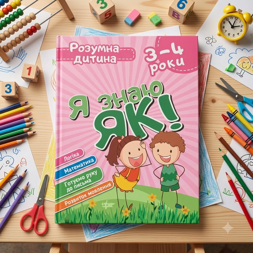 Розумна дитина. Я знаю як! 3-4 роки — О. Чала