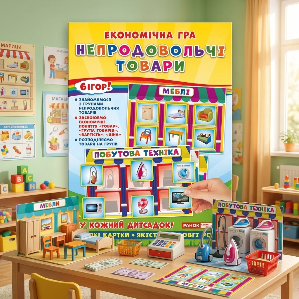 Розвивальна економічна гра. Непродовольчі товари