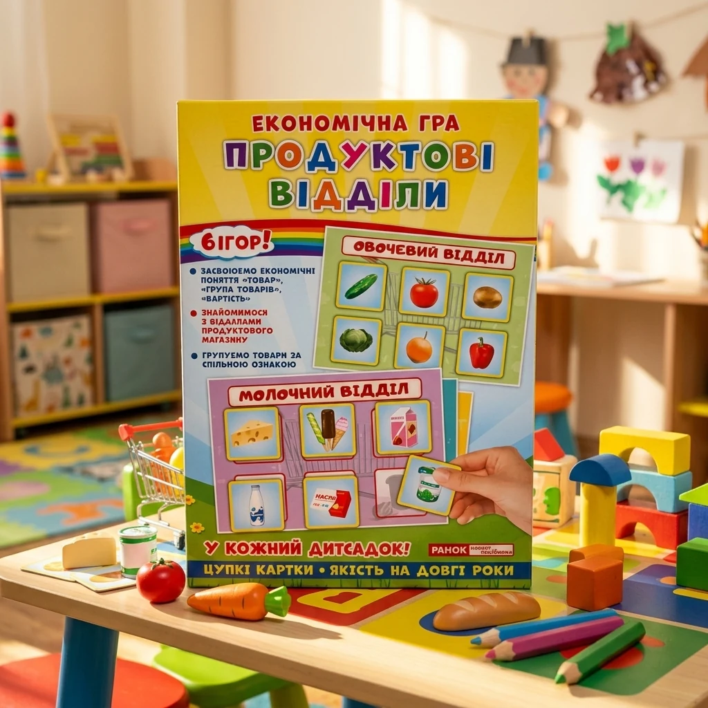 Розвивальна економічна гра. Продуктові відділи