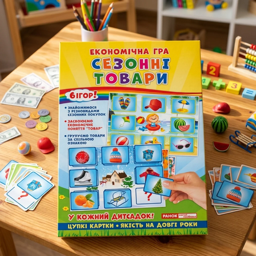 Розвивальна економічна гра. Сезонні товари