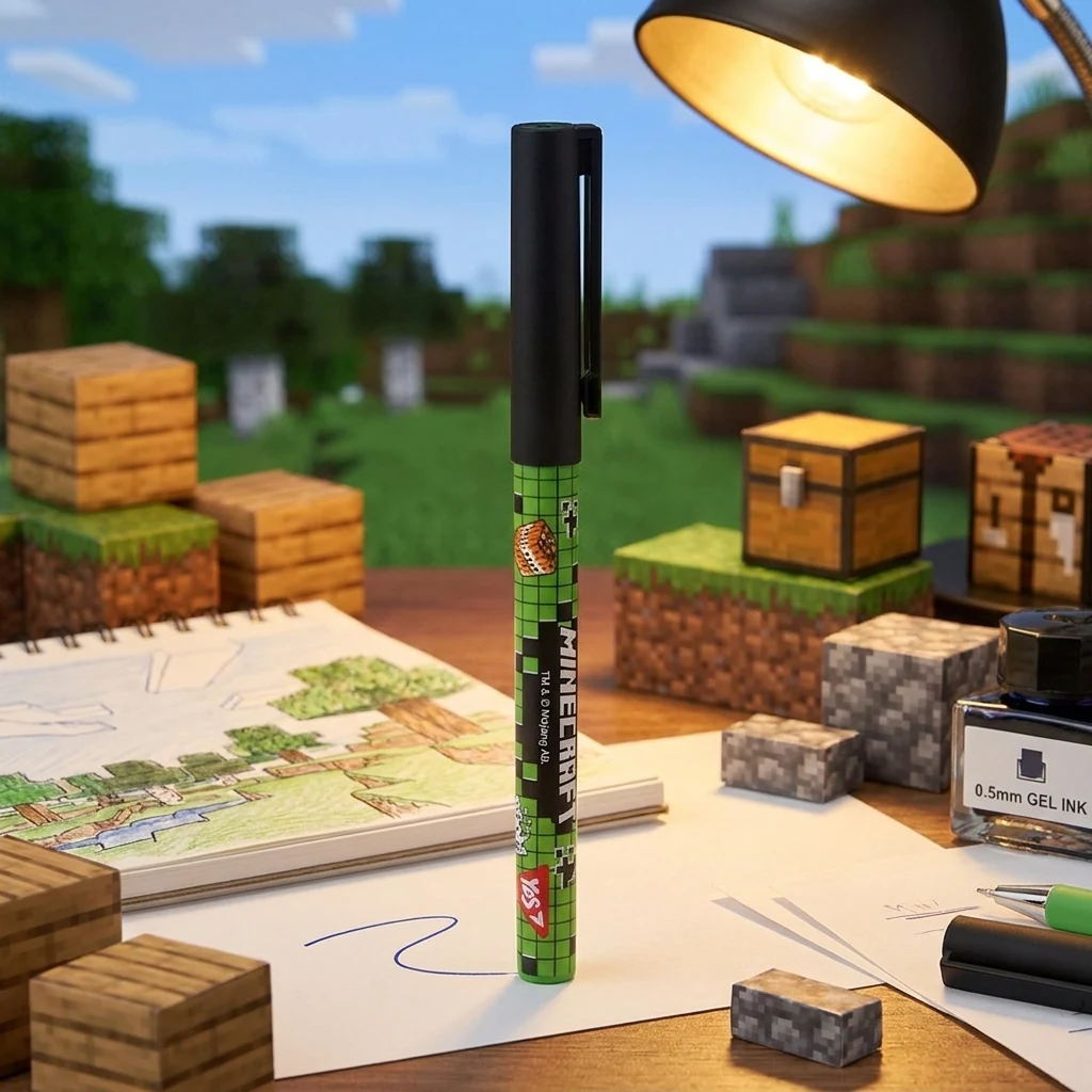 Ручка дитяча гелева "Minecraft" Yes