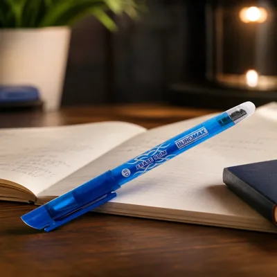 РУЧКА ГЕЛ. BM.8300 пиши-стирай Erase Slim, синій, 0.5 мм