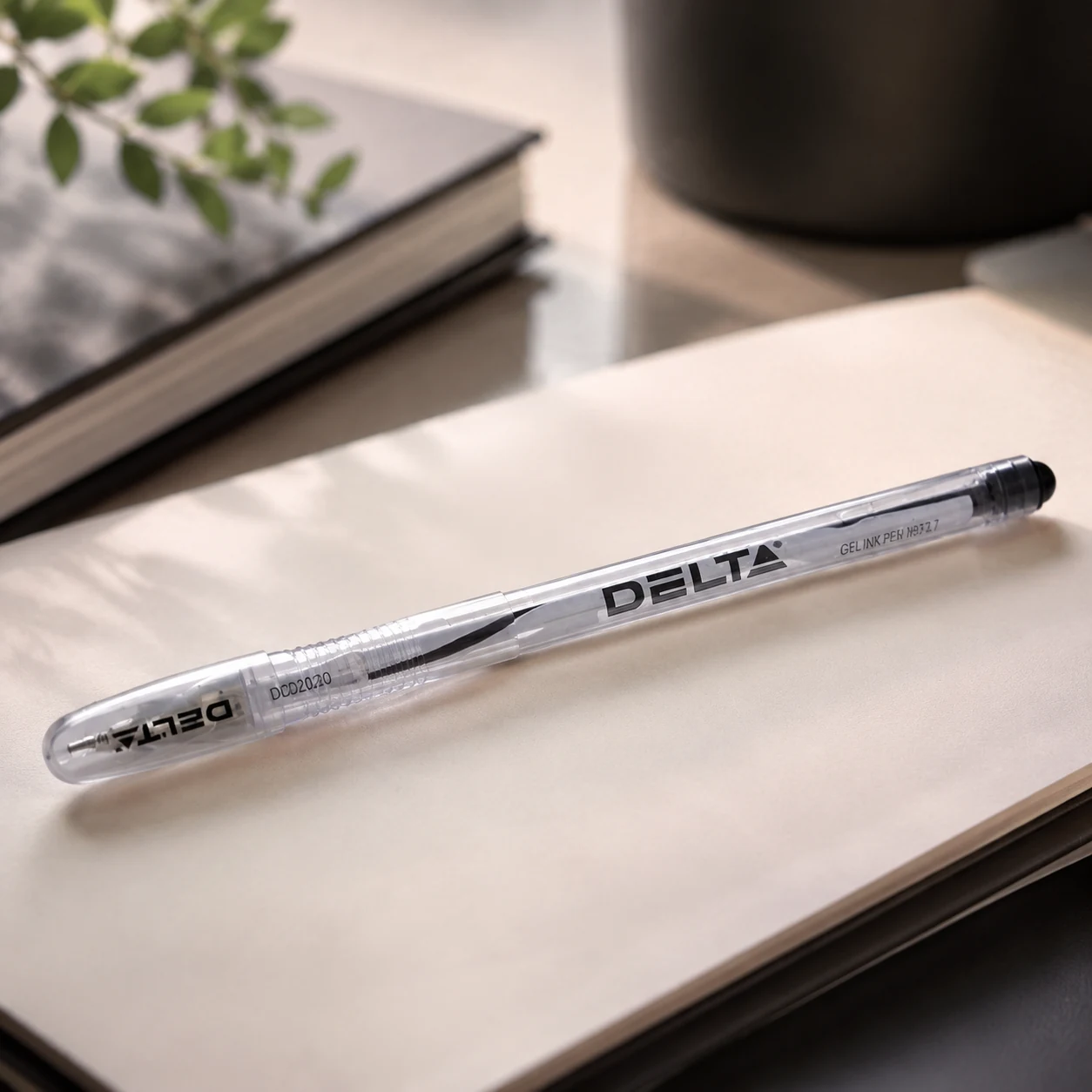 Ручка гелева Delta 2020 чорна — Ручки та олівці