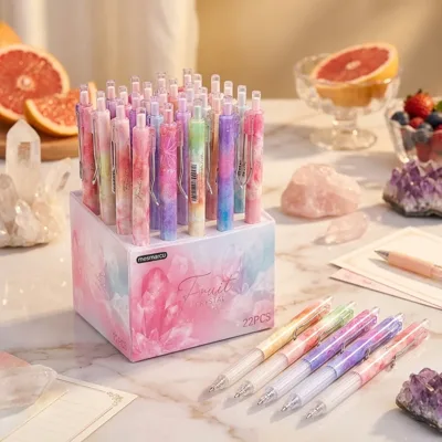 Ручка гелева автоматична M&G чорна 0.5 Fruit H853811