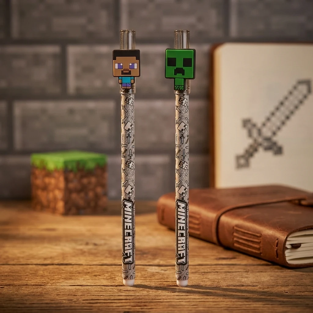 Ручка гелева Yes пиши-стирай Minecraft 0 5 мм синя 420482 — 