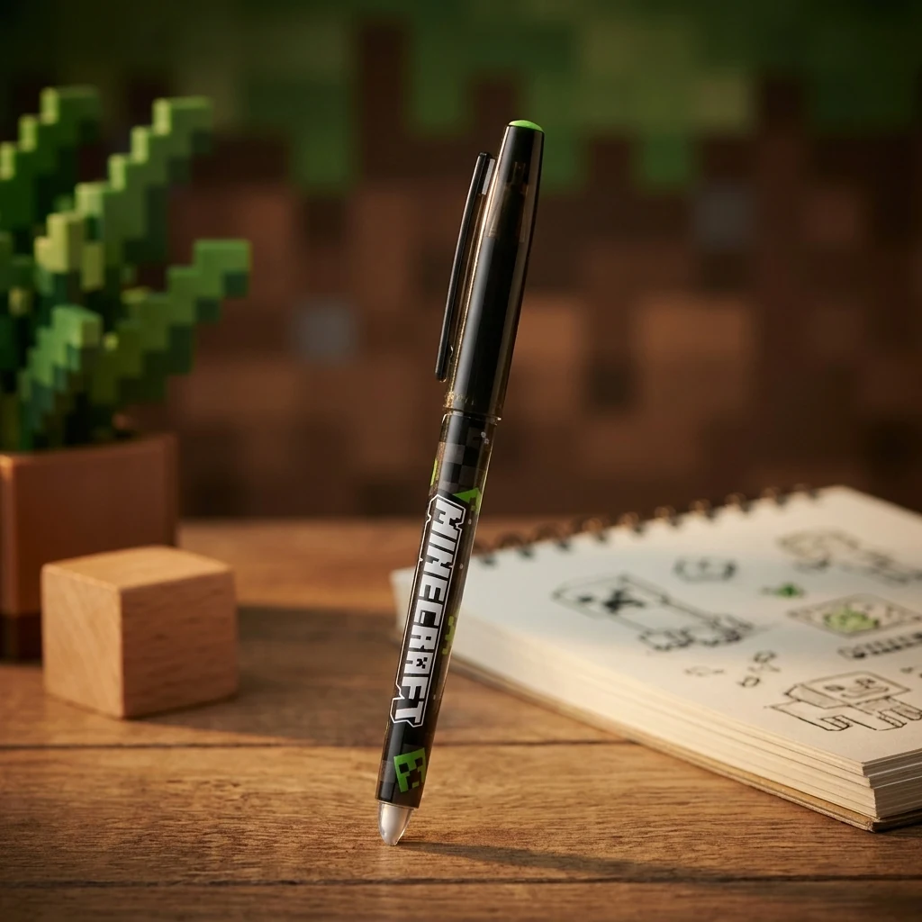Ручка гелева Yes пиши-стирай Minecraft 0 5 мм синя 420483 — 