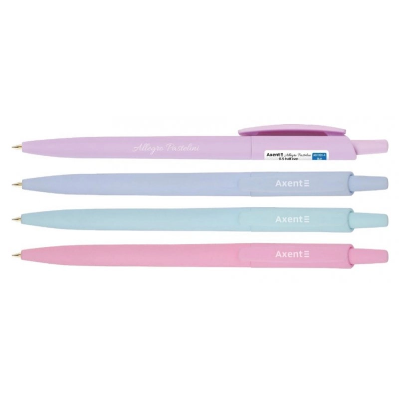 Ручка кулькова Allegro Pastelini синя 0,5 мм — фото 2