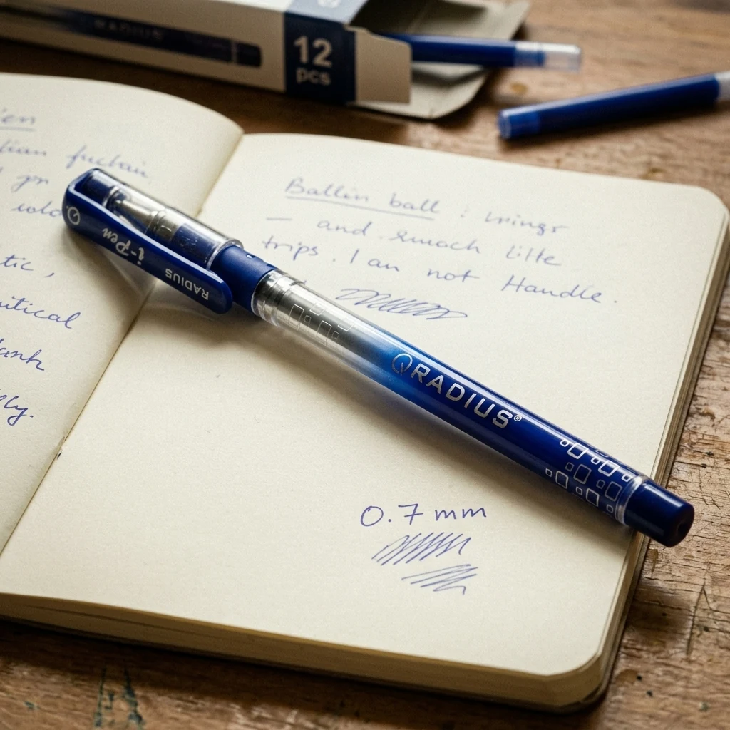 Ручка кулькова 0,7 мм синя "I-Pen" Radius