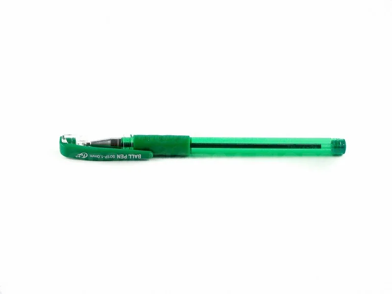 Ручка кулькова 1,0 мм зелена "Ball pen" Tian — фото 2
