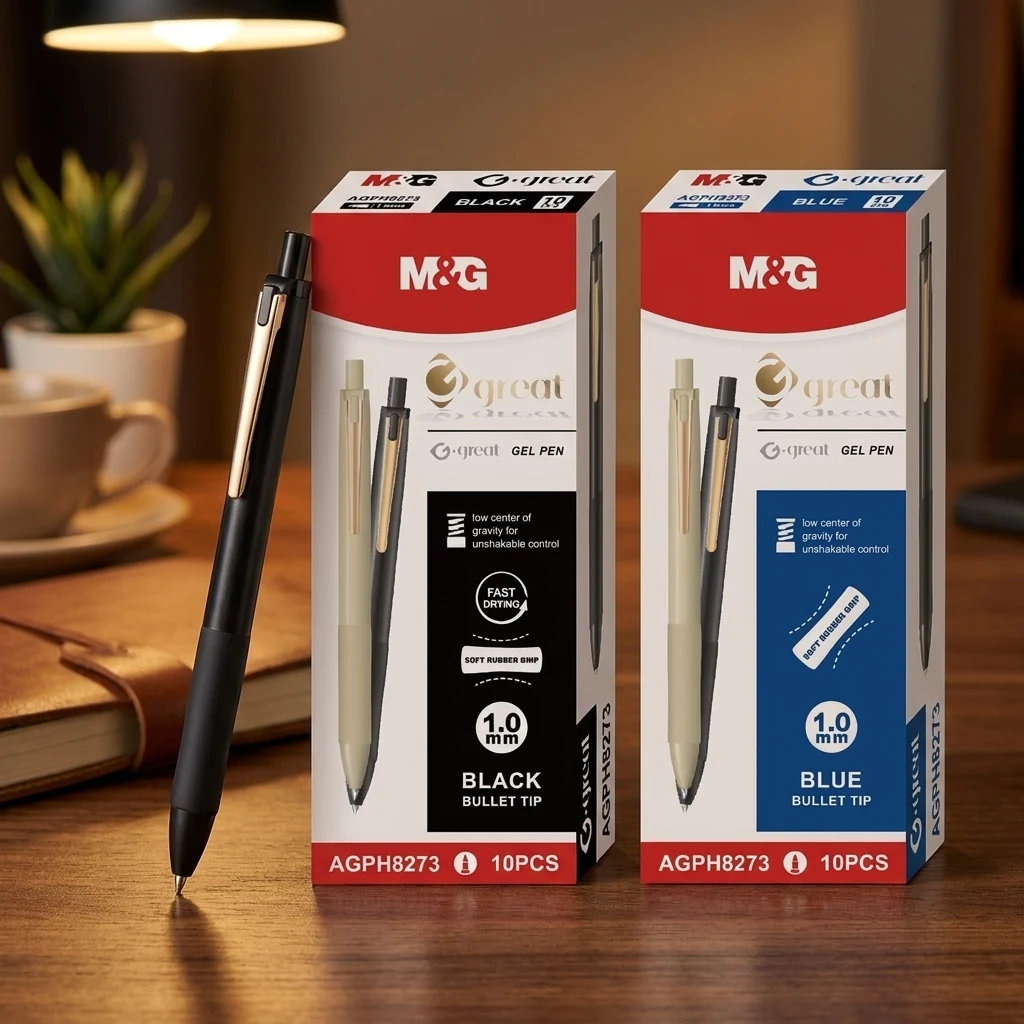 Ручка кулькова автоматична M&G 1,0 чорна AGPH8273 — 