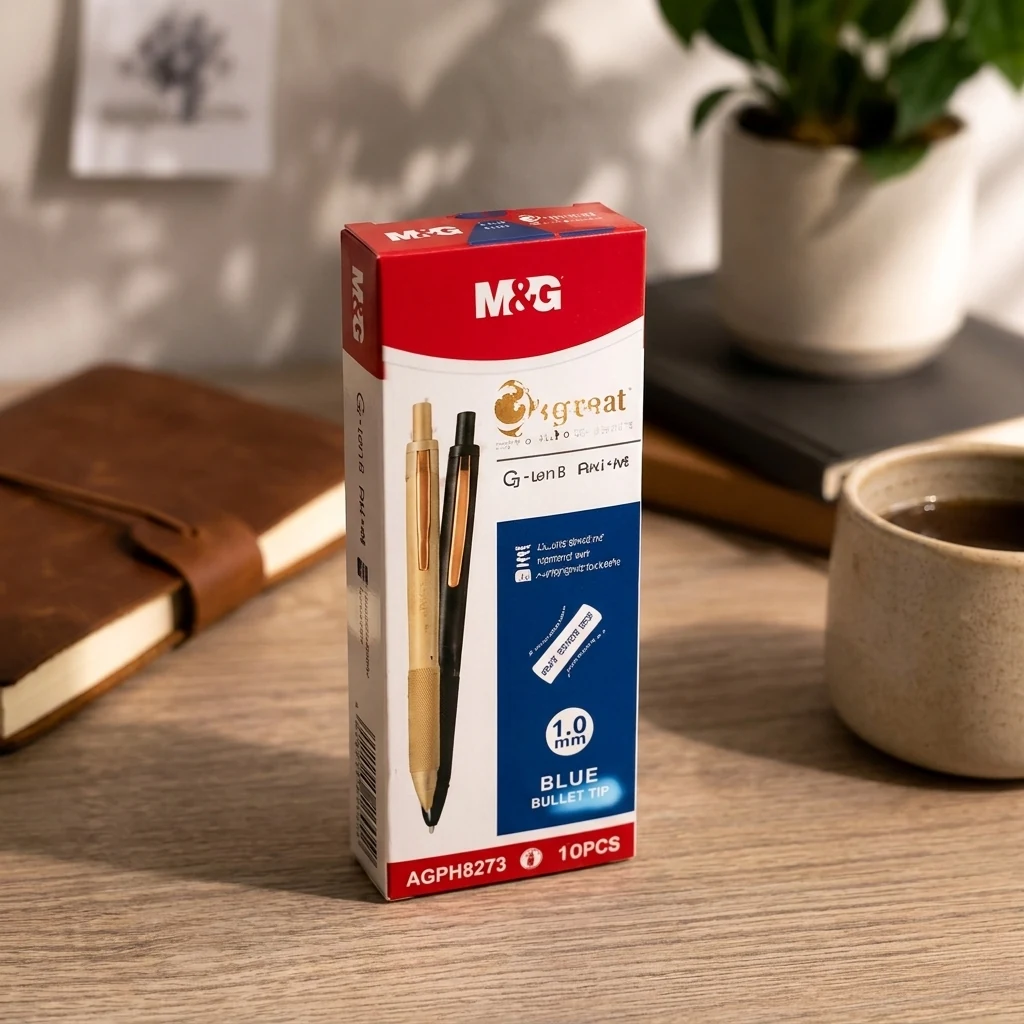 Ручка кулькова автоматична M&G 1.0 синя AGPH82732 — 